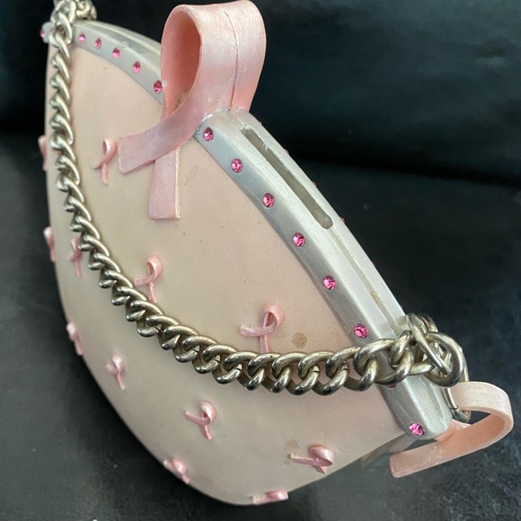 Pink Ribbon Piggy Bank - Picture 2 of 3